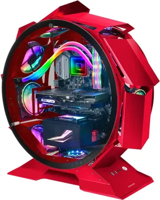 Produktbild von ATX Semi-Tower Rechner Mars Gaming NCORB Red Rot RGB