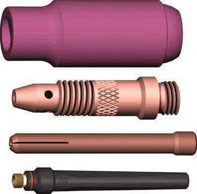 Image de Kit d'accessoires TIG 4 pièces en boîte Ku. WE 2,4mm ABITIG 17,18,26 A.BINZEL