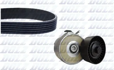 Produktbild von DOLZ SKD227A Keilrippenriemensatz für FIAT PANDA (169)