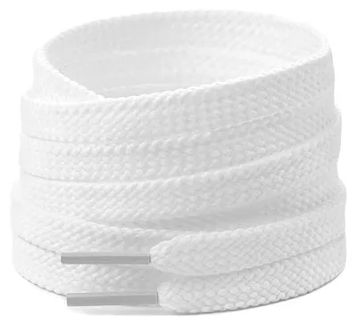 schnuersenkel flach breit 1cm weiss