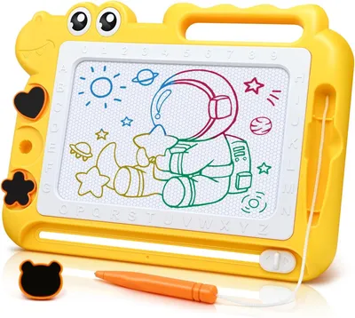 Produktbild von Dinosaurier Zeichenbrett, Magisches Zeichenbrett für Kinder 3-7 Jahre, Bunt, Reisegröße, Lernspielzeug