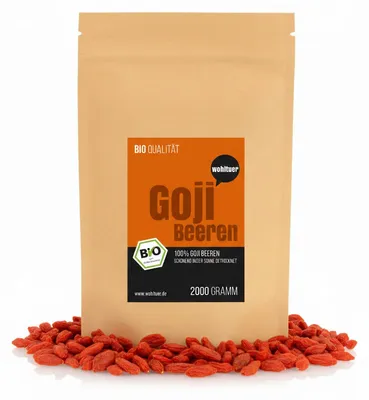 Produktbild von Wohltuer Goji Beeren Superfood 2000g Beutel