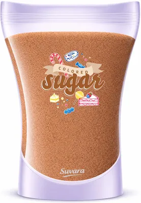 Produktbild von Dekorzucker Zucker Braun Cappuccinobraun 100 g für Torten, Zuckerwatte und Popcorn