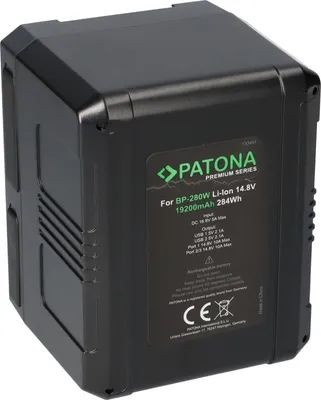 Produktbild von PATONA Premium Akku V-Mount 284Wh passend für Sony BP280W DSR 250P 600P