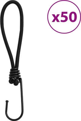 Produktbild von Spanngummis mit Haken 50 Stk. 17 cm