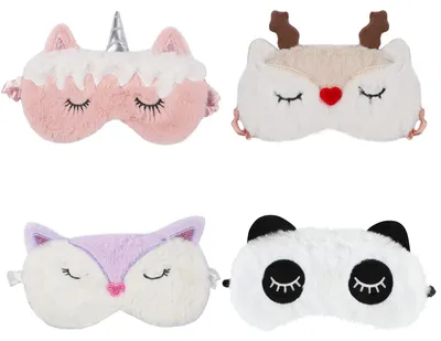 Produktbild von Schlafmasken für Kinder, 3D-Schlafmaske für Kinder, ultraweiche Schlafmaske, atmungsaktive Schlafbrille für Kinder, Mädchen, Frauen und Erwachsene