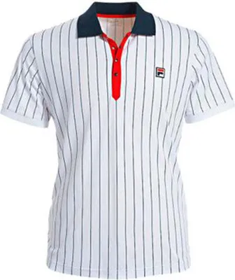 Produktbild von Fila Poloshirt Stripe1 Men, Farbe: weiß, blau, Größe: S
