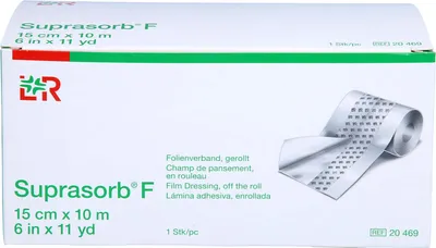 Obrázek produktu pro Suprasorb F průhledný filmový obvaz srolovaný 15 cm x 10 m