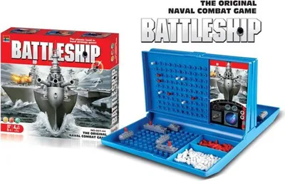 Produktbild von Battleship - Das Original Naval Combat Spiel - Strategisches Seeschlachtspiel mit Kunststoffspielbrett und Pins