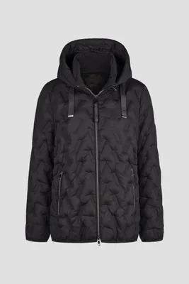 Produktbild von Lebek Jacke Stepp mit Kapuze schwarz 38