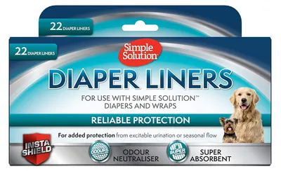 Produktbild von Simple Solution Einweg-Hundewindeleinlagen Ultra-Absorptionsfähigkeit, 22er-Pack
