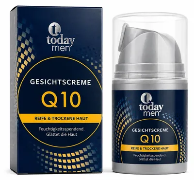 Produktbild von Today Men Q10 Gesichtscreme – Für reife & trockene Haut (50 ml)