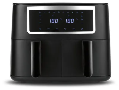 Productafbeelding van Heteluchtfriteuse - Dubbele kamer - 2 x 4 liter - 2600 W - Touchscreen