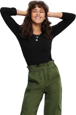 Imagen del producto de SOLO 15204712, Parte superior (ropa), Adulto, Mujer, Negro, Talla M, Cuello redondo
