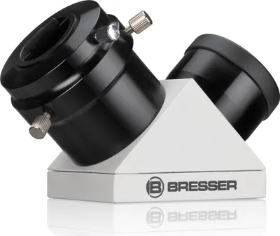 Produktbild von Bresser Optics 4900900, Diagonalspiegel eines Teleskops, Schwarz, Weiß, Aluminium, 63 mm, 100 mm, 145 m