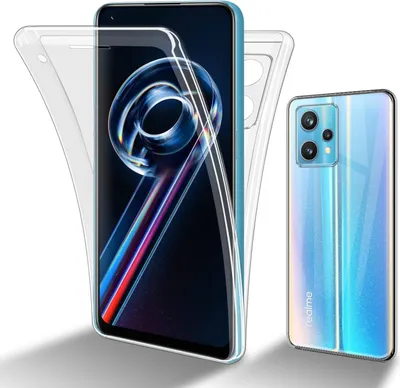 Immagine prodotto di Cadorabo custodia protettiva per Realme 9 PRO / V25 / Q5 in custodia trasparente a 360° Custodia per telefono cellulare Full Body Custodia Cover