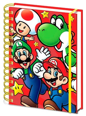 Obrázok produktu pre Zošit formátu A5 s motívom Nintendo Super Mario Bros