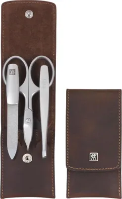 Produktbild von Zwilling TWINOX Mountain Taschen-Etui, braun, 3-tlg.