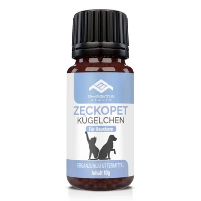 Produktbild von Pharma Health | Zeckopet Kügelchen | Ergänzungsfuttermittel für Haustiere