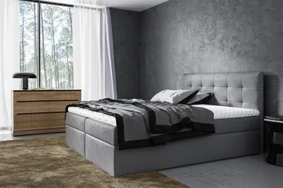 Produktbild von Boxspringbett Schlafzimmerbett VIDE 120x200cm inkl.Bettkasten