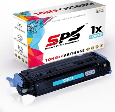 Produktbild von Kompatibel für HP Color LaserJet 2605 (Q6001A/124A) Toner-Kartusche Cyan