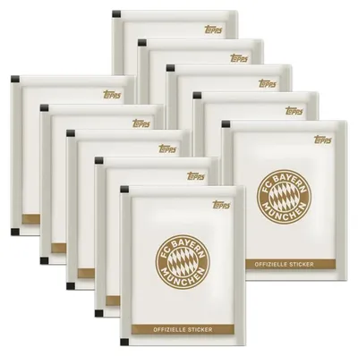 Produktbild von FC Bayern München - 125 Jahre - Sammelsticker - 10 Tüten