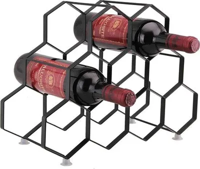 Immagine prodotto di Portabottiglie da 9 bottiglie, da appoggio, design moderno