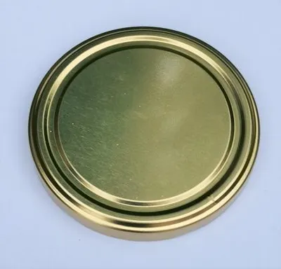 Produktbild von 25 goldene Ersatz-Schraubdeckel 66mm Durchmesser für Sturzgläser