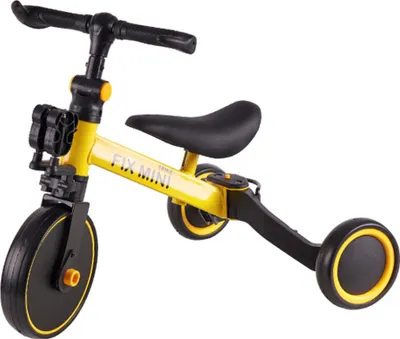 Obrázok produktu pre Kreatívny kútik Trike Fix Mini Running Trike 3v1 s pedálmi žltá