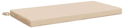 Obrázok produktu pre vidaXL Opieradlo do banky SOEST, 100 % polyester, krémová farba, 80 x 40 x 5 cm