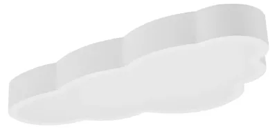 Produktbild von LED Deckenleuchte Wolkenform - Flache Deckenlampe - 36W 3000K warmweiß - Modernes Acryl und Metall - Für Kinderzimmer Wohnzimmer Schlafzimmer - Raum 8–15 m²