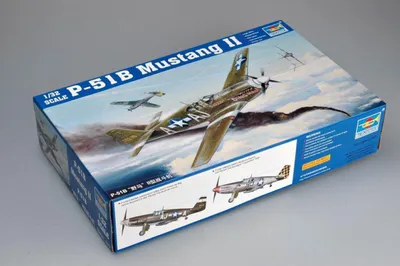 Productafbeelding van Trumpeter Mustang P-51B, schaal 1:32, modelnummer 02274