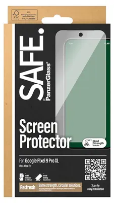 Productafbeelding van PanzerGlass SAFE. SP voor de Google Pixel 9 Pro XL (ultrabreedbeeld)