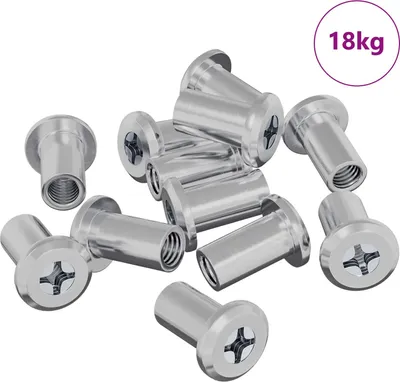 Obrázok produktu pre Zámková matica 3673 pcs Strieborná Oceľ