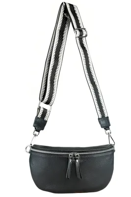 Produktbild von Umhängetasche Nico Ledertasche mit breitem Trageriemen von collezione alessandro