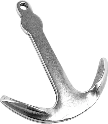 Produktbild von Minott Schmuck Anhänger | Anker aus Messing, versilbert 33016