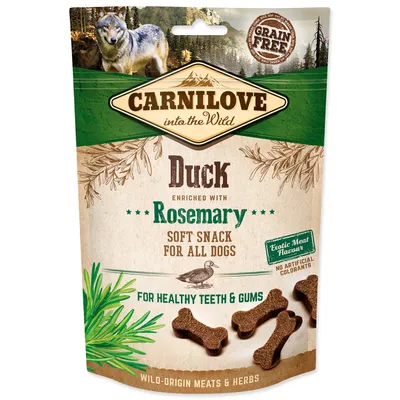 Produktbild von CARNILOVE Soft Ente+Rosmarin Hundeleckerli - 200 g