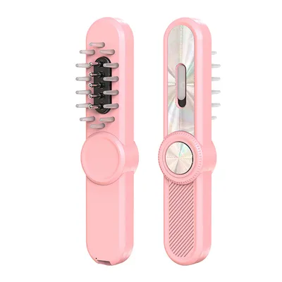 Produktbild von Elektrisches Kopfhautmassagegerät, 2-in-1 elektrisches Kopfhautpflegegerät, verwendet für Haarwachstum und Haarernährungsreparatur (Rosa)