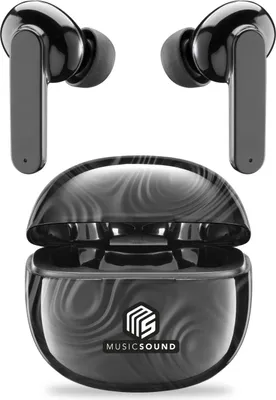 Productafbeelding van Muziek, Modelnummer 8018080435119, True Wireless Stereo (TWS), Gesprekken/muziek, 87 g, Koptelefoon met microfoon, Zwart