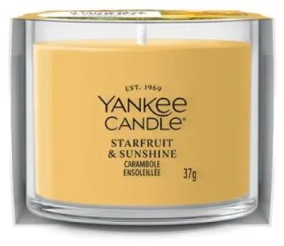 Immagine prodotto di Candela Yankee Candle profumata "Starfruit & Sunshine", formato vetro, 37g