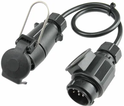 Produktbild von as-Schwabe 60467 Caravan Adapterkabel 0,6m, Stecker 13pol auf Steckdose 7pol