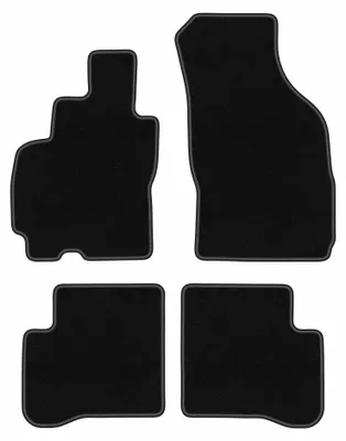 Obrázok produktu pre Velúrové autokoberce pre: Hyundai Atos 1997-2008 (hatchback) – sada 4 ks, čierne, na mieru – Wielganizator BASIC