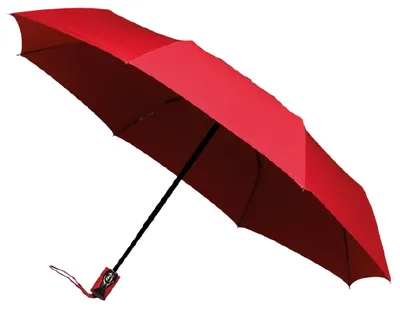 Produktbild von IMPLIVA LGF-400, Regenschirm, Rund, Rot, Fiberglas, Polyester, Metall