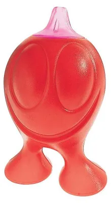 Zuckerdose aus PMMA, Rot, 9,5x9,4x15,4 cm