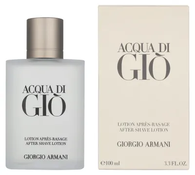 Produktbild von Giorgio Armani Acqua di Gio, After-Shave-Lotion, Mischhaut, normale Haut, Empflindliche Haut, 1 Stück(e), 100 ml, Flasche, 72 mm