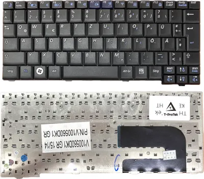Zdjęcie produktu dla NIEMIECKI - czarna klawiatura Klawiatura kompatybilna z Samsung NC310, NP-NC310