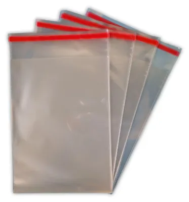 Cellophanbeutel A4, 50 Stück, transparent, selbstklebend, 320x232 mm