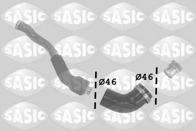 Produktbild von SASIC 3334042 Turbo Ladeluftschlauch für RENAULT MASTER II Kasten (FD) MASTER II Pritsche/Fahrgestell (ED/HD/UD) MASTER II Bus (JD)