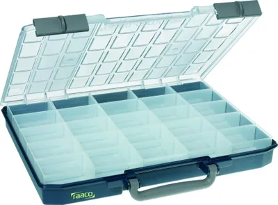 Produktbild von raaco Carry Lite Assortment case (L x W x H) 330 x 415 x 57 mm No. of compartments: 25 fixed compartments Content 1 pc(s)