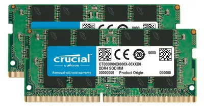 Immagine prodotto di Crucial - DDR4 - Kit - 64 GB: 2 x 32 GB - SO DIMM 260-PIN - 3200 MHz / PC4-25600